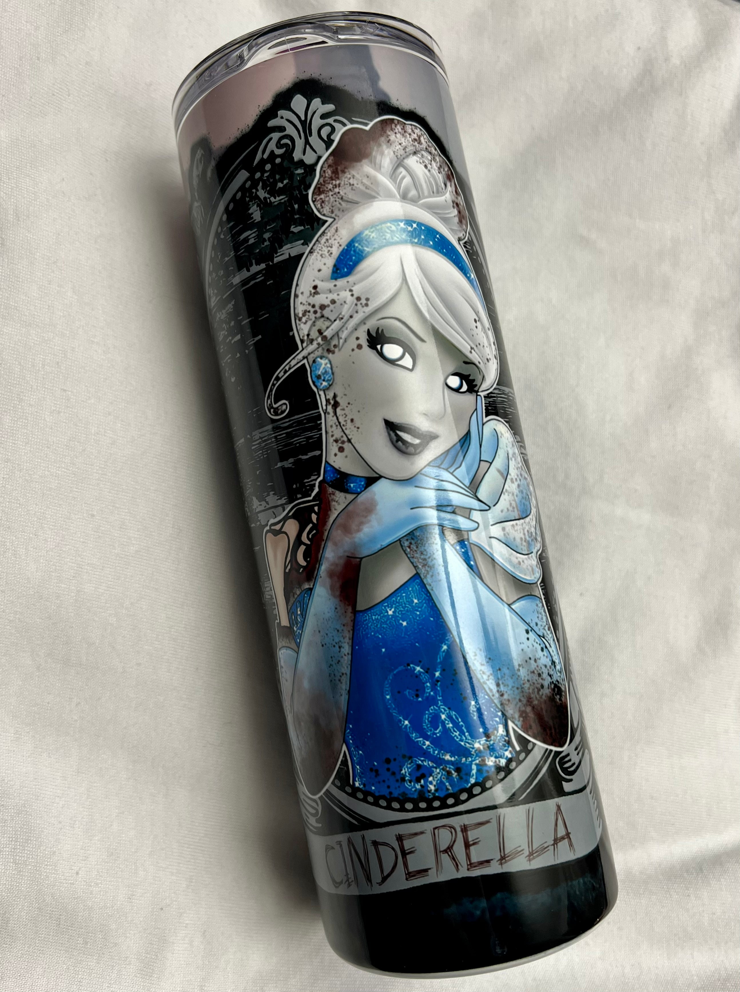 Cinderella Tumbler, Custom Disney Princess Cup, Custom Cinderella