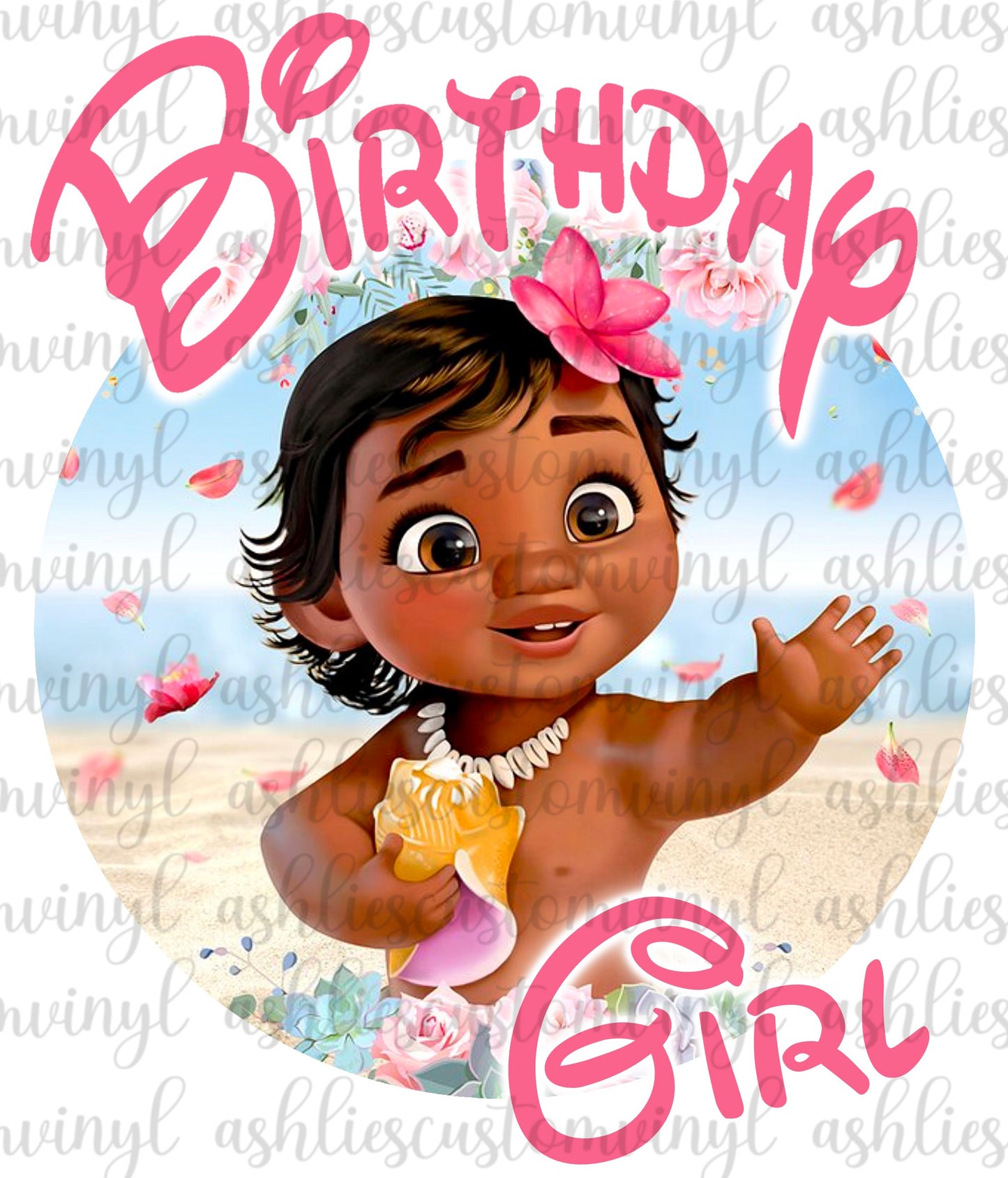 Moana Birthday Girl