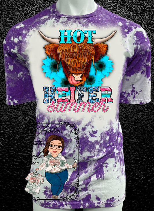 Hot Heifer Summer Bleached Shirt