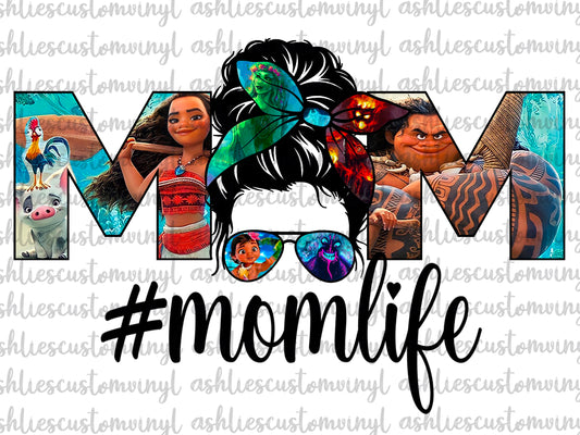 Moana Mom Life