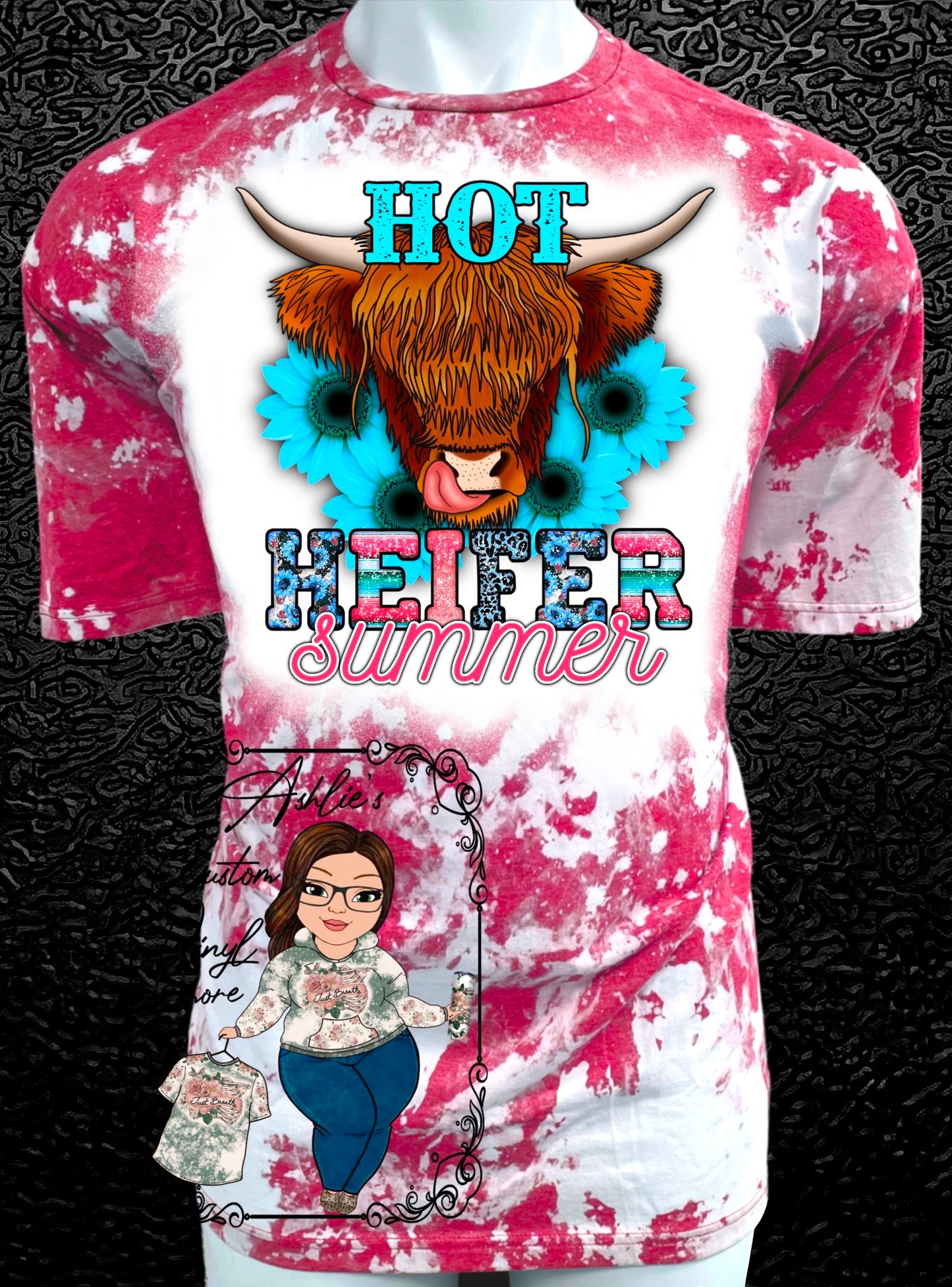 Hot Heifer Summer Bleached Shirt