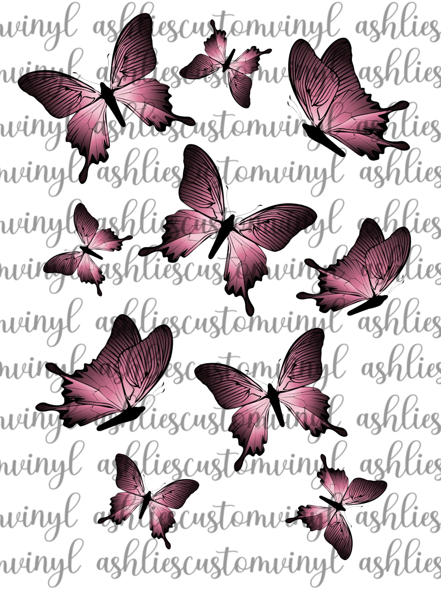 Butterflies Accent png file