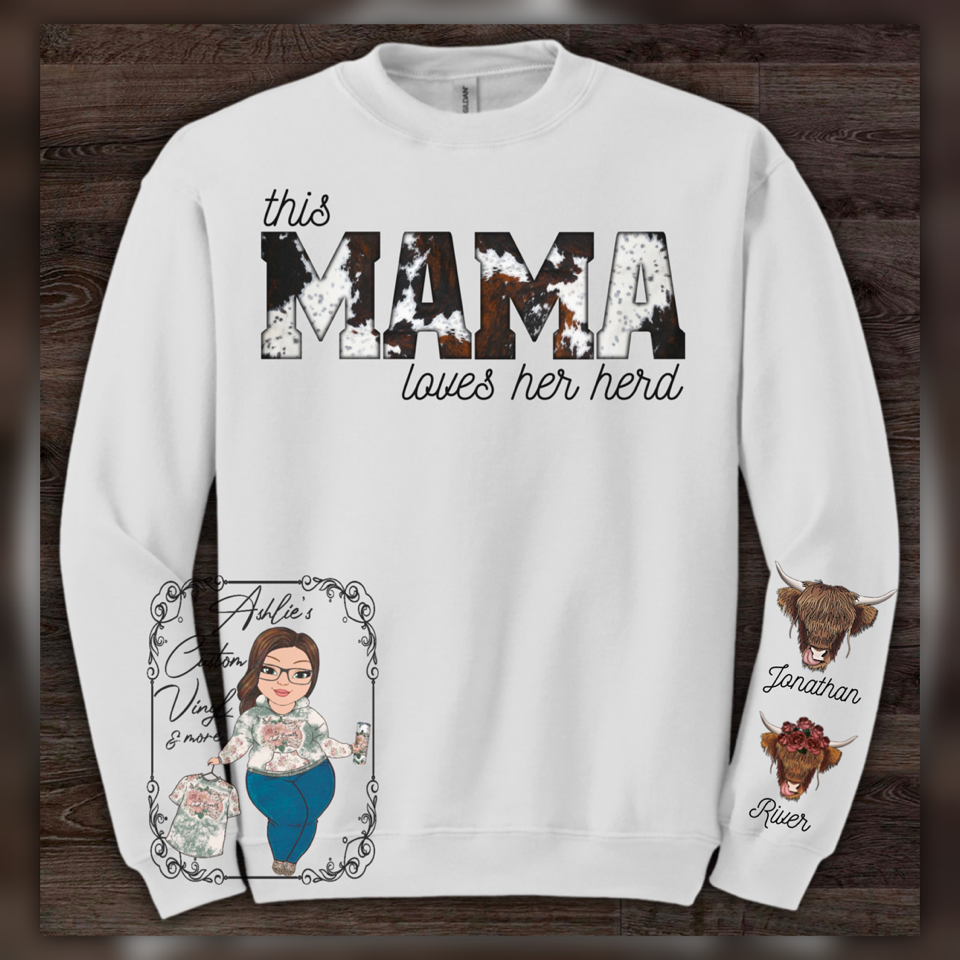 This Mama Loves Her Herd Sweatshirt