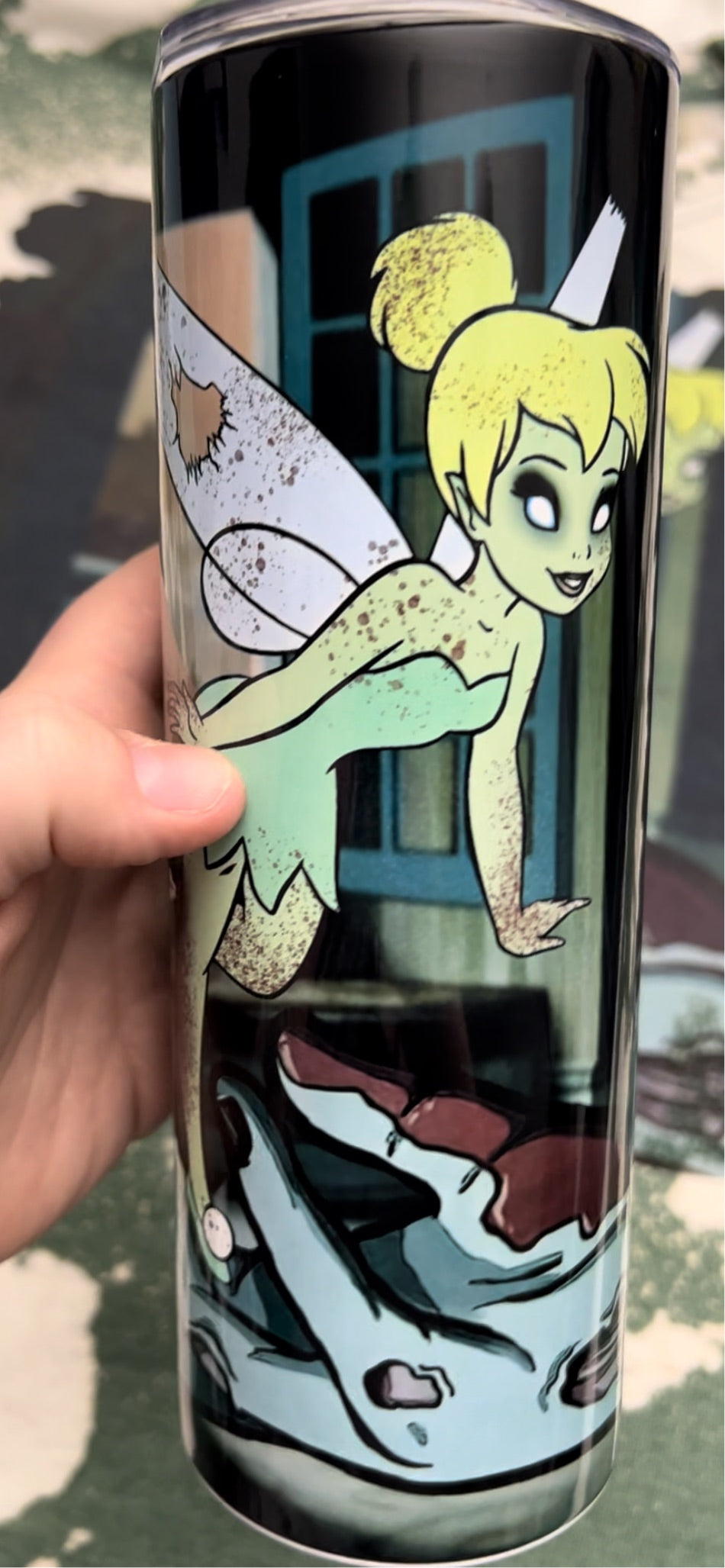 Zombie Tinker Bell Tumbler