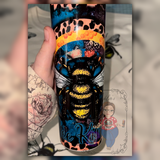 Bee Kind Rainbow Tumbler