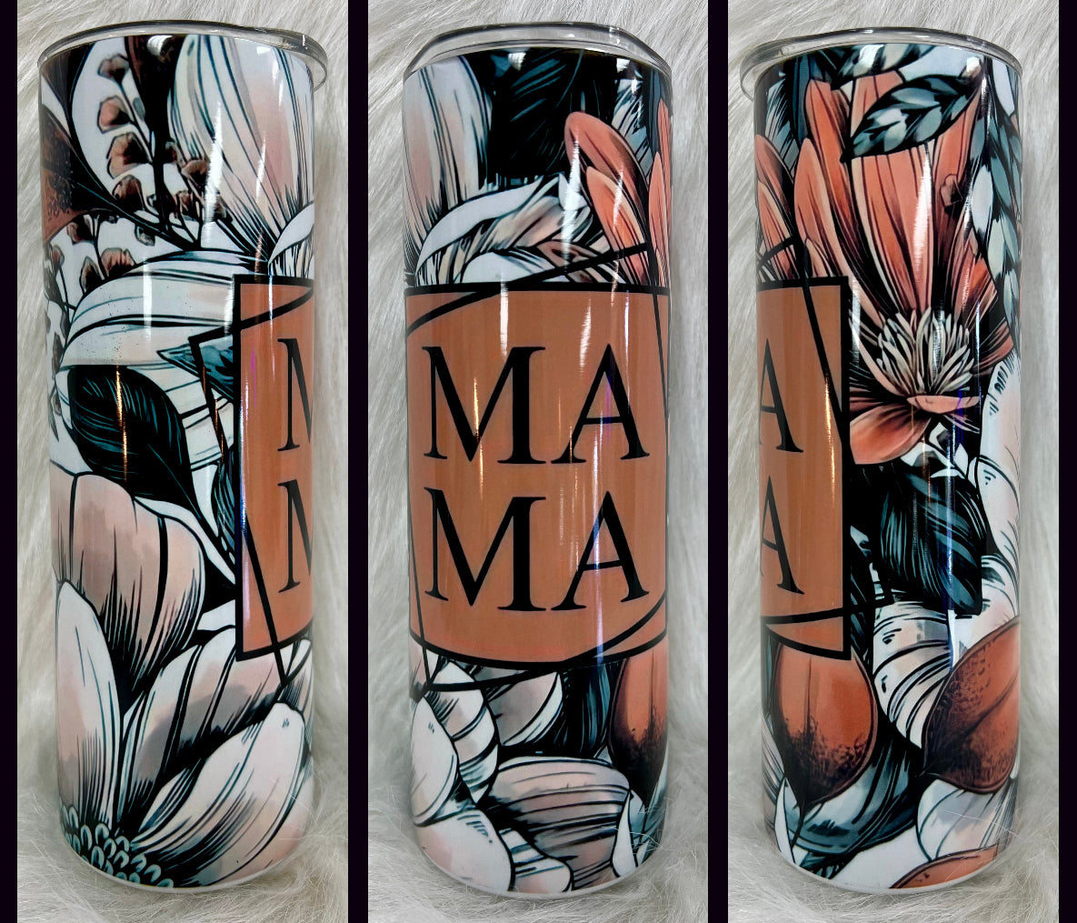 Mama Floral Tumbler